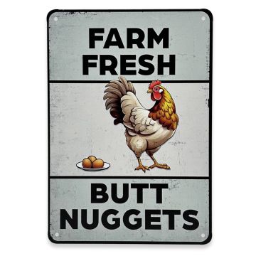 Waakbord: Farm fresh Butt nuggets