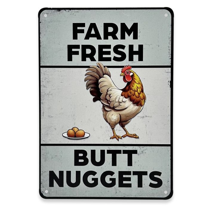 Waakbord: Farm fresh Butt nuggets