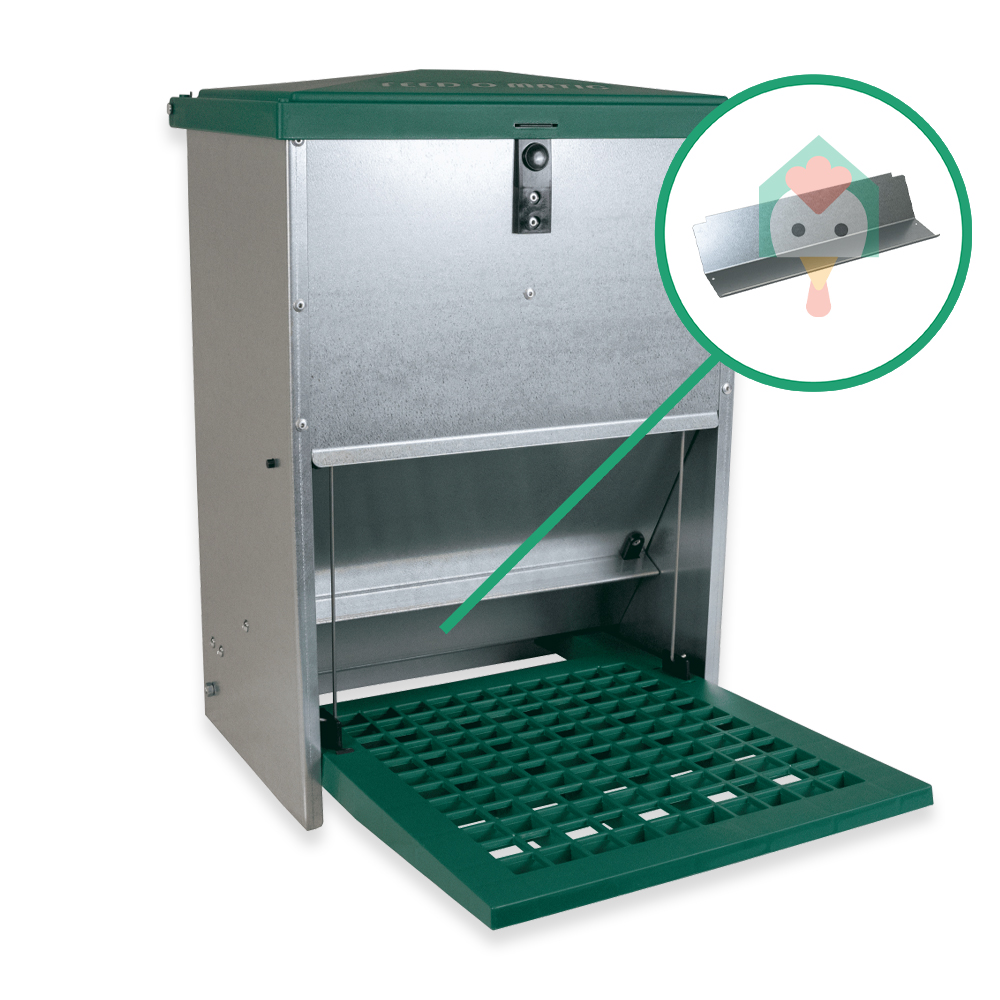 Feedomatic Automatische voerbak 12kg + Ratguard Feedomatic Automatische voerbak 12kg + Ratguard