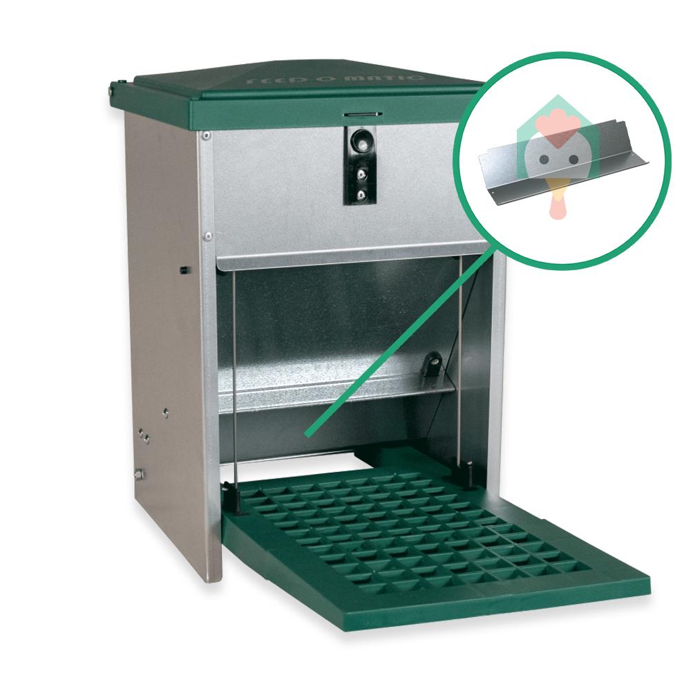 Feedomatic Automatische voerbak 5kg + Ratguard Feedomatic Automatische voerbak 5kg + Ratguard